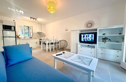 Puerto Luz Apartment | Apartment 'Addaia' with Mountain Views, Shared Pool and Wi-Fi