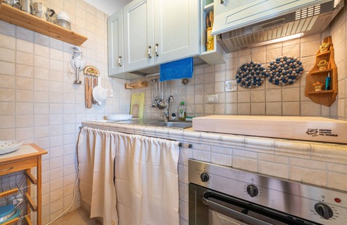 Buggerru Apartment | Apartment 'Adriana's House' with Sea View, Private Terrace and Air Conditioning