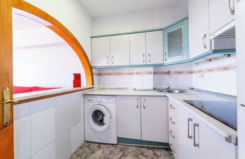 Aguadulce Apartment | Apartment 'Bahia Almeria' with Shared Pool, Shared Garden and Air Conditioning