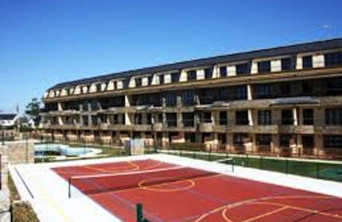 Barreiros Apartment | Apartment Costa Reinante Spa Beach Las Catedrales. Urbanization with spa.