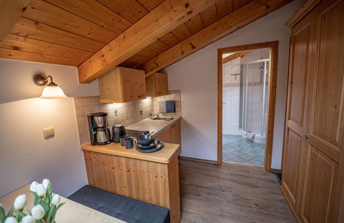 Schoenau am Koenigssee Apartment | Apartment 4, 2 people, balcony, 31 sqm, living room and bedroom combined