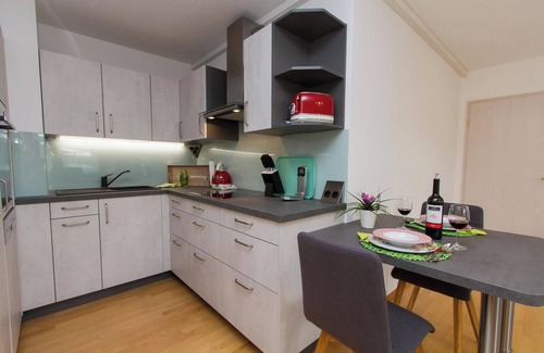 Owingen Apartment | Apartment 'Ferienparadies Bodensee Fewo1' with Mountain View, Shared Pool and Wi-Fi