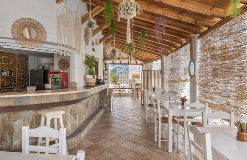 Kalymnos Town Apartment | Apartment 'Garden View No 6' with Mountain View, Wi-Fi and Air Conditioning