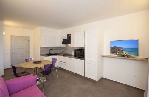 Lu Bagnu Apartment | Apartment Holiday House LeTerrazze23, Sea View, 100Mt Blue Flag Beach