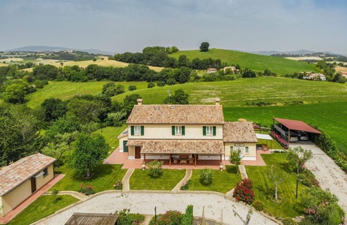 Orciano di Pesaro Apartment | Apartment Il Contadino with pool in La Casa in Campagna, close to Orciano, 20 minutes from the sea