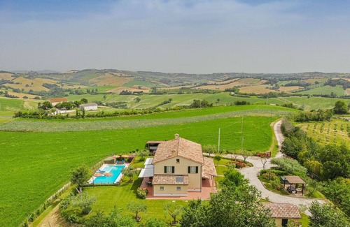 Orciano di Pesaro Apartment | Apartment Il Contadino with pool in La Casa in Campagna, close to Orciano, 20 minutes from the sea
