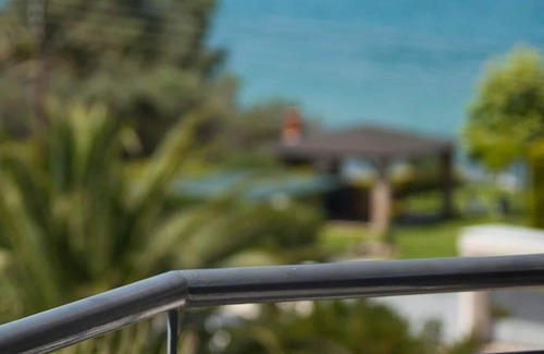 Polichrono Apartment | Apartment in Pallini with Private Balcony and Garden View