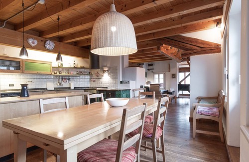 Fiera di Primiero Apartment | Apartment 'La Casa Del Noce' with Mountain View, Private Garden and Wi-Fi