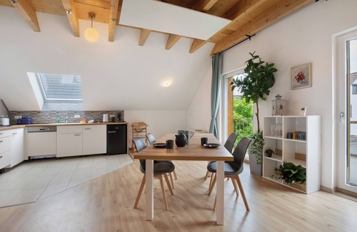 Leipheim Apartment | Apartment 'Panoramablick' with Private Terrace, Balcony and Wi-Fi