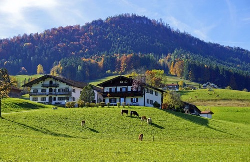 Ruhpolding Apartment | Apartment Rauschberg 55sqm, balcony, kitchen, 1 bedroom, 1 bed-sitting room