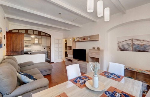 Arenzano Apartment | Apartment 'Sole E Mare' with Shared Pool, Private Terrace and Private Garden