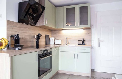 Bad Krozingen Apartment | Apartment south-facing balcony & equipped kitchen