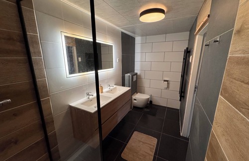 Bad Nieuweschans Apartment | Apartment with private terrace and sauna indoor.