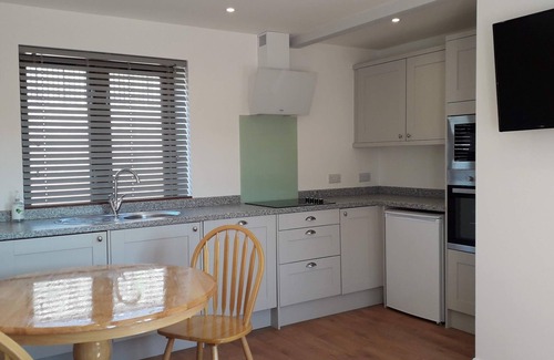 Clyst Saint George Apartment | Apartment with one king bed with shower room