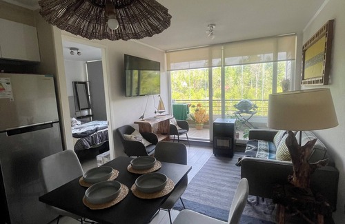 Pucon Apartment | Apartment with view of the Villarrica Volcano