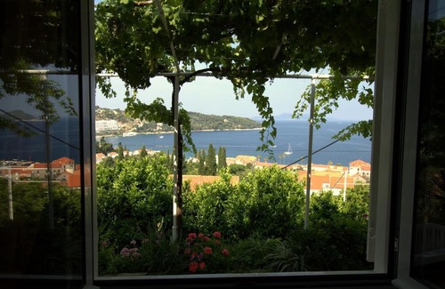 Lopud Island Apartment | Apartments Cervelin - Two-Bedroom Apartment with Two Terraces and Sea View