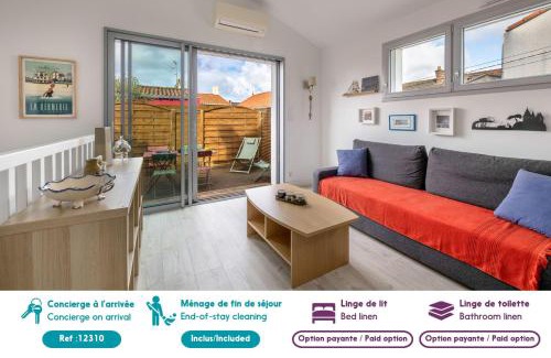 La Bernerie-en-Retz Apartment | Appart dans bourg a 230m de la plage - 4 pers