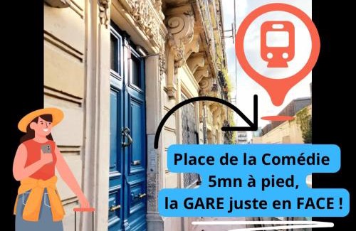 Gares Apartment | Appart l'Echappée Belle, Centre Historique, Gare