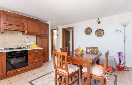 Funtana Meiga Apartment | Appartamento fronte mare con terrazzo panoramico.