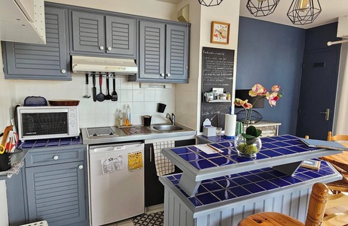 Camaret-sur-Mer Apartment | Appartement Cosy Avec vue Magnifique sur la Plage du Corréjou