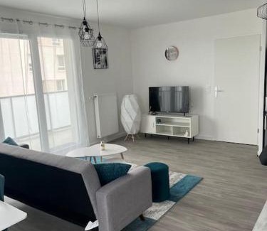 Villiers-le-Bel Apartment | Appartement F3 cozy avec balcon proche de Paris et aéroport CDG