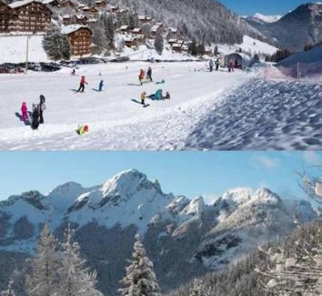 Station de Drouzin le Mont Apartment | Appartement Portes du Soleil à Le Biot avec ménage et WIFI inclus