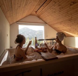 Agros Apartment | Aprosmeno Jacuzzi House 2