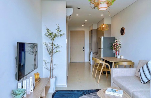 Thang Tam Condo | Apt TheSong 1Br corner job ,nice view, lake