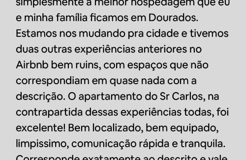 Dourados Apartment | Apto charmoso na V Planalto perto Shopping com 2 Quartos de Casal ArCond Wifi Fibra Home Office e Garagem em Dourados