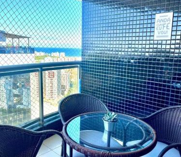 Caminho das Arvores Apartment | Apto no 28º andar, lazer Completo ao lado do Shopping Salvador