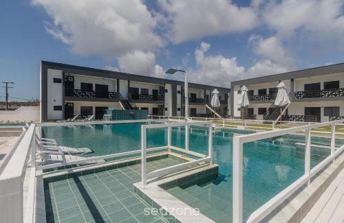 Porto Seguro House | Aptos em condo com churrasq e piscina na melhor localização Praia do Mutá DVBs