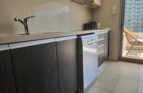 Apoquindo Apartment | Arauco Wood - 2BR, Parking, Wifi, Mall & Pool