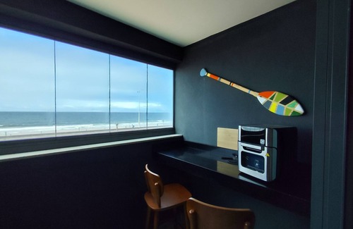 Armacao Apartment | Art Studio - Armação Beach - Oceanfront Studio with Gourmet Balcony 36m Unit 107