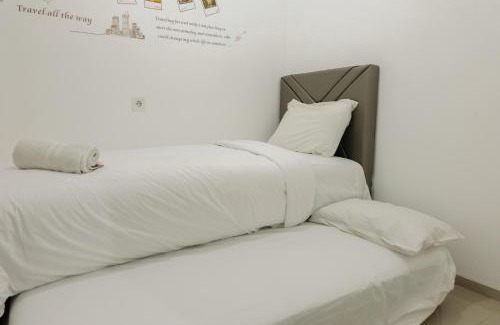 Tangerang Apartment | Artistic 2BR No Kitchen Apartment Aeropolis Residence By Travelio