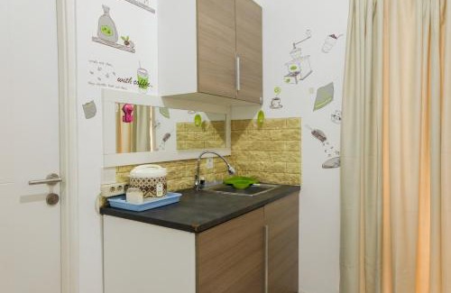 Tangerang Apartment | Artistic 2BR No Kitchen Apartment Aeropolis Residence By Travelio