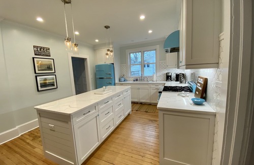 Cape Charles House | As seen on HGTV! 4 BR, 2 blocks to beach. Newly renovated. Golf Cart Included.