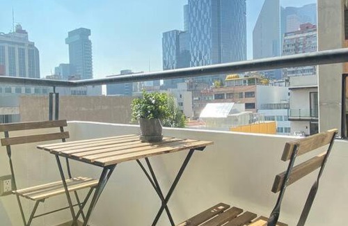 Colonia Cuauhtemoc Apartment | Asombroso Loft Moderno Con Excelente Ubicación