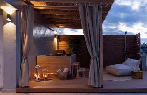 Attiki Apartment | Athens Roof Cozy Penthouse With Spa 5' to Metro