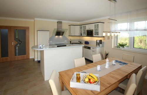 Wohlenberg House | 'AufReede' Exclusive holiday home with garage, sea view, loggia, terrace