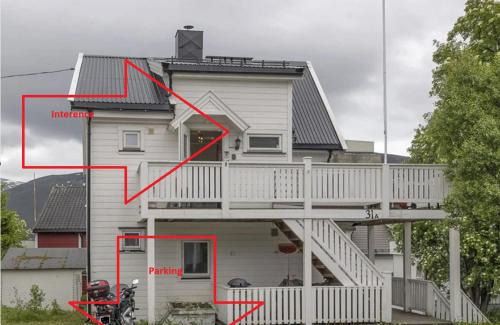 Tromso Apartment | Aurora Horizon Apartments 2 Floors apartment with amazing view close to city centre, 2 bedrooms , 2 parking