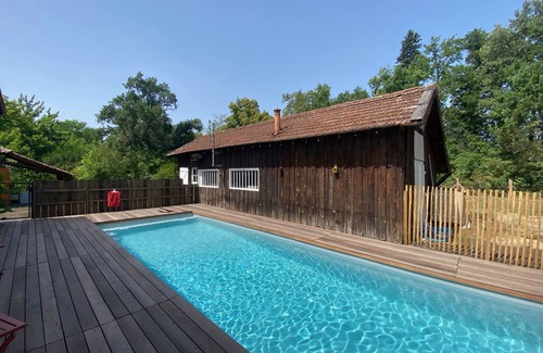 Lue Villa | Authentic 19th-century villa 240 M2, private pool, 15 mn from Mimizan.