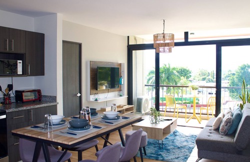 Antiguo Cuscatlan Apartment | Avitat Joy City &Volcano View 2Brm Pool &Gymn