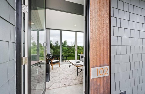 Egg Harbor Apartment | Award Winning Contemporary Flat - Walk to Downtown Egg Harbor - Flats on Church Street #101