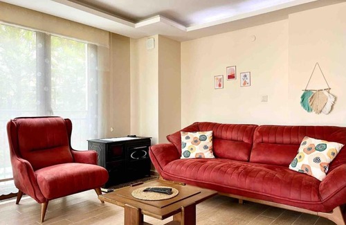 Ayvalik Apartment | AyVilla 1 garden floor with garden use, sea view