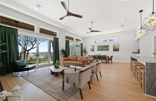 Canyon Lake House | Backyard Lake House for Large Groups with Fire Pit and Gameroom