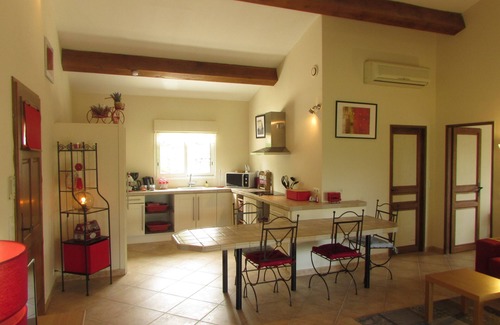 Barjac Cottage | Barjac Villa Pastis - Self-catering cottage with swimming pool and view of the Cevennes mountains