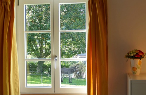 Louhossoa Apartment | BaskoParadis I Eco-Gite I Bright I Bed 160 I Terrace I Panoramic view I Donkeys