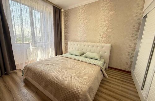 Bishkek Apartment | Bay Tash Central View - 2BR with balcony