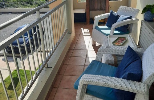 Jobos Condo | Beach Front Condo Two Bdrm Apt., Pool & Ocean Viewnn
