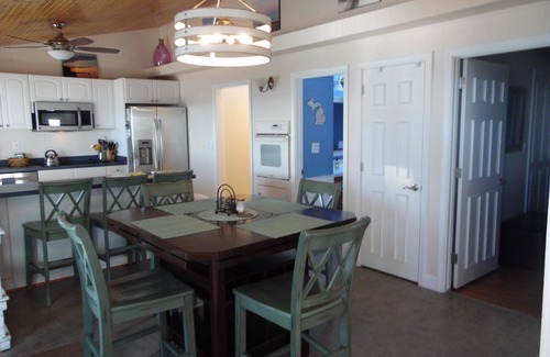 East Tawas House | Beach Front Home with Sauna! Ample room for up to 7 people!